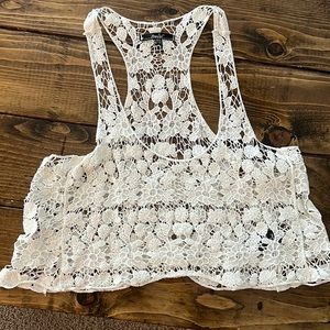 Lace tank top